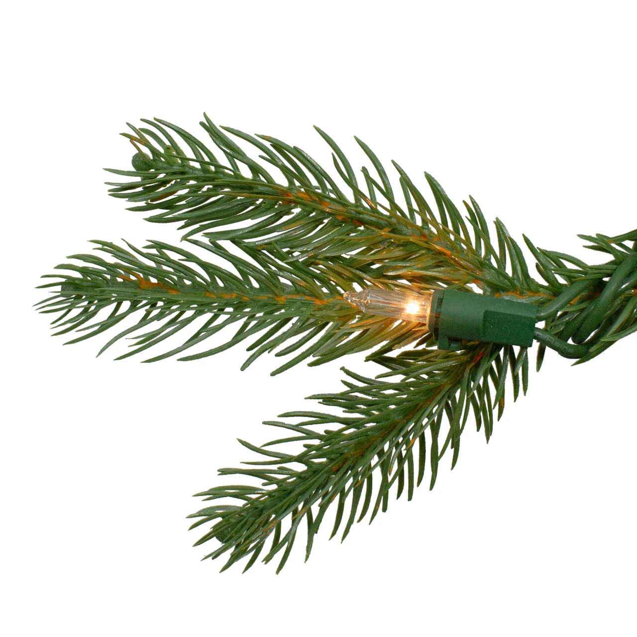 9' X 12" Pre-Lit Mixed Winter Berry Pine Artificial Christmas Garland - Clear Lights - Image 2