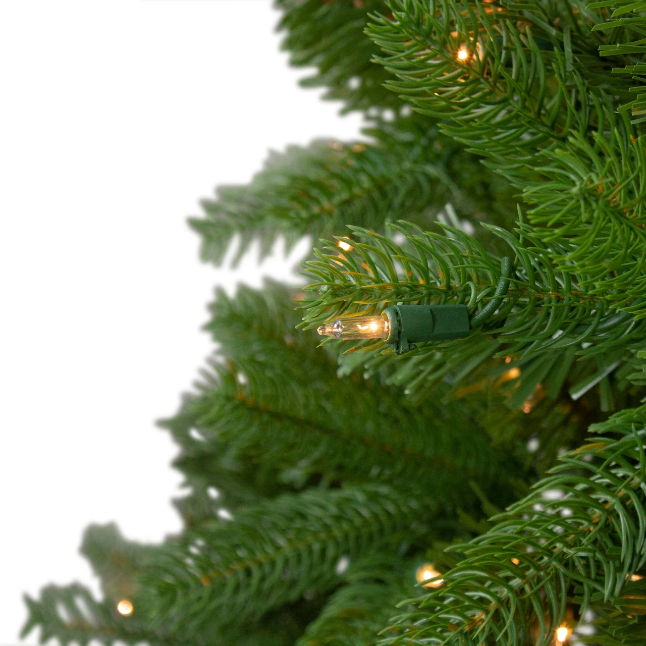 6.5' Pre-Lit Palisades Fir Artificial Christmas Tree - Clear Lights - Image 2
