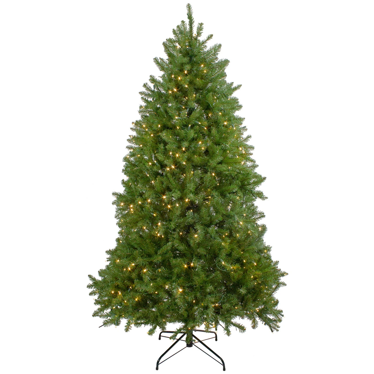 7.5' Pre-Lit Green Medium Northern Pine Artificial Christmas Tree - Warm Clear LED Lights