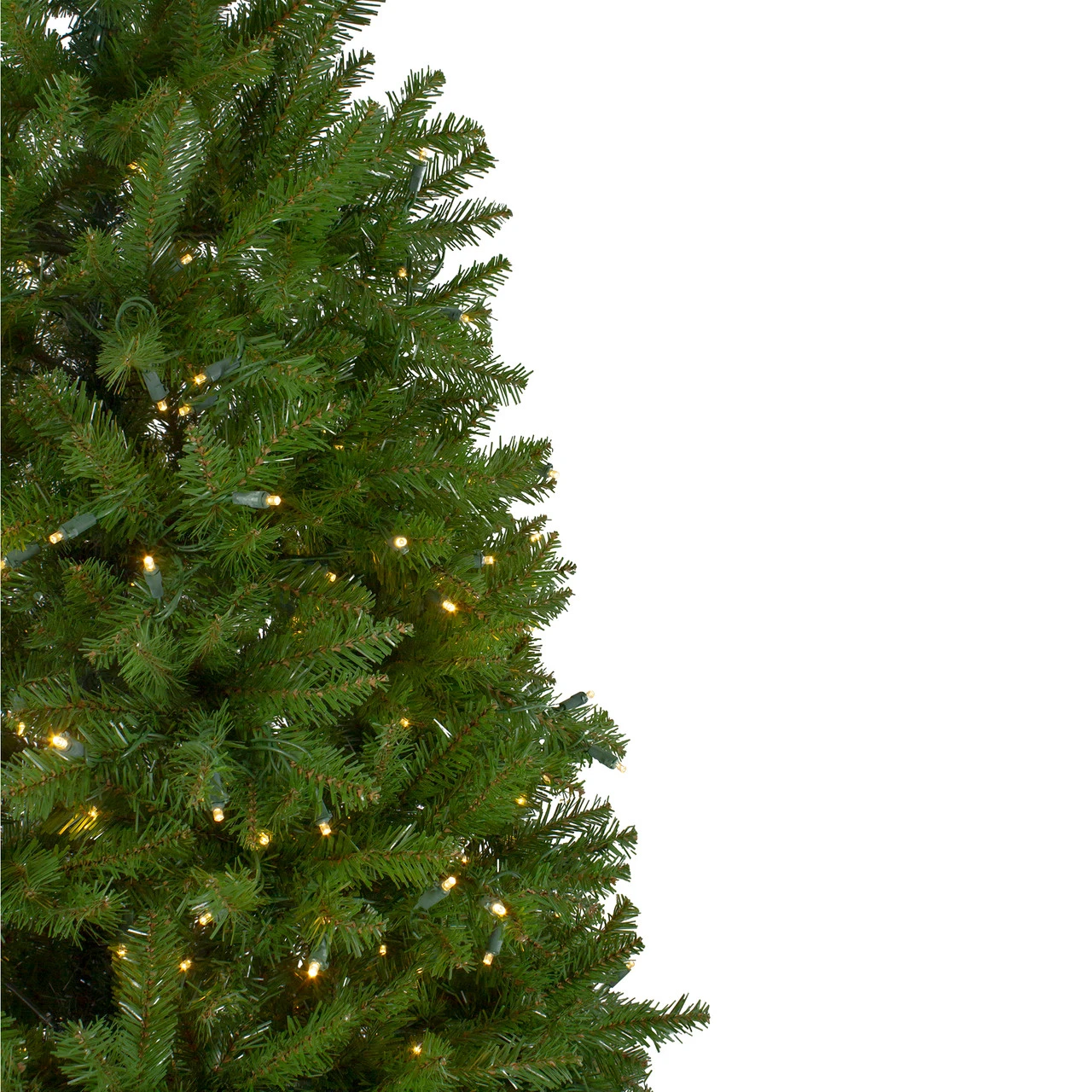 7.5' Pre-Lit Green Medium Northern Pine Artificial Christmas Tree - Warm Clear LED Lights - Image 4