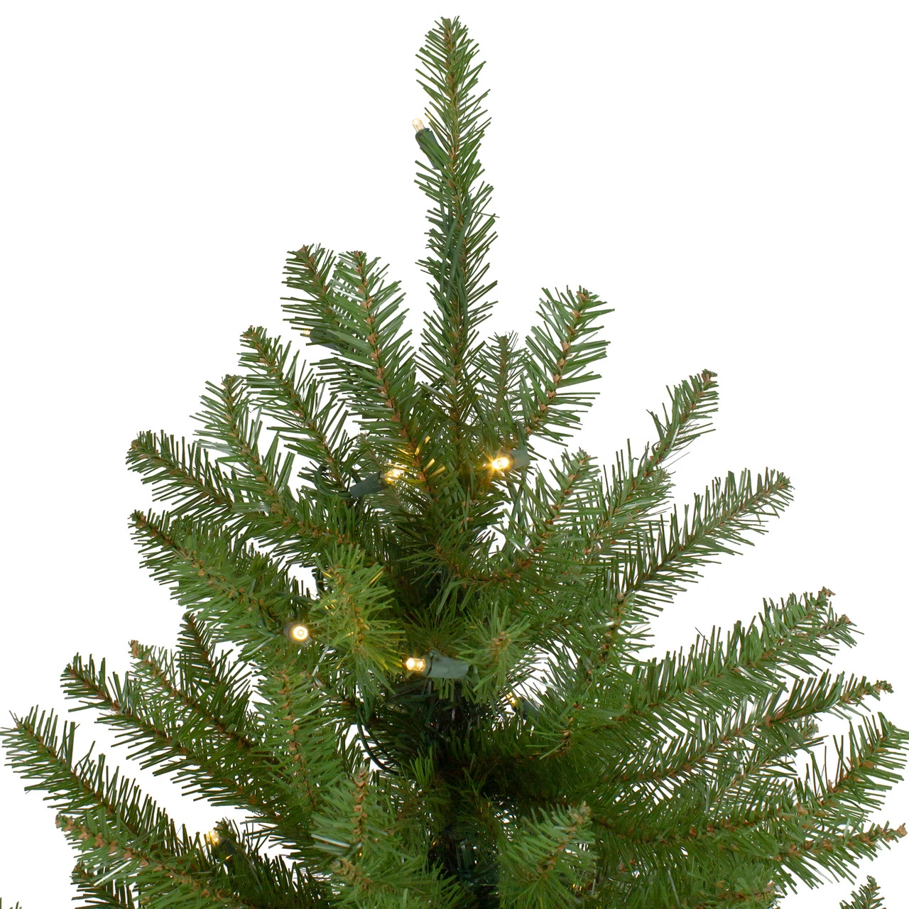 4' Pre-Lit Full Northern Pine Artificial Christmas Tree - Warm Clear LED Lights - Image 3