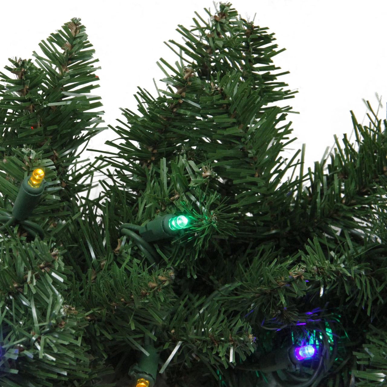 9' X 10" Pre-Lit Northern Pine Artificial Christmas Garland, Multi LED Lights - Image 2