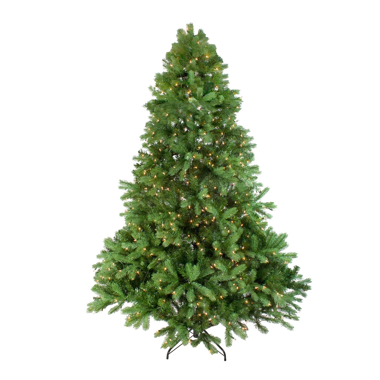 6.5' Pre-Lit Full Noble Fir Artificial Christmas Tree - Clear Lights - Image 2
