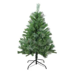 4' Mixed Cashmere Pine Medium Artificial Christmas Tree - Unlit