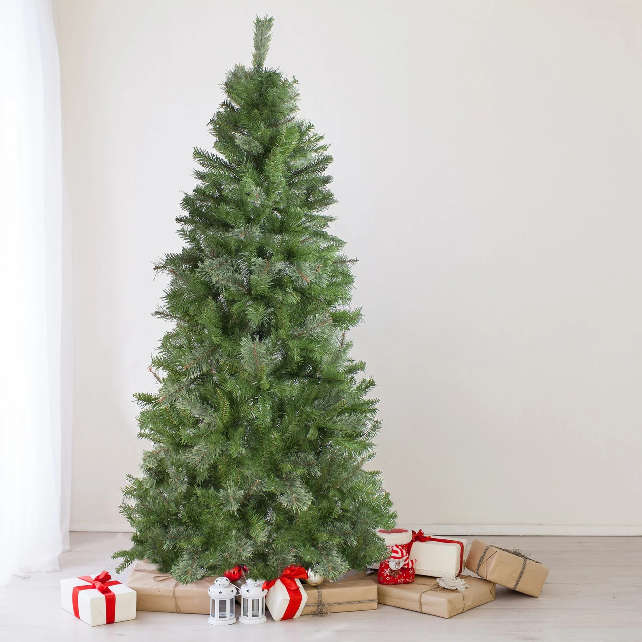 7.5 Ft Medium Mixed Cashmere Pine Artificial Christmas Tree - Unlit - Image 2