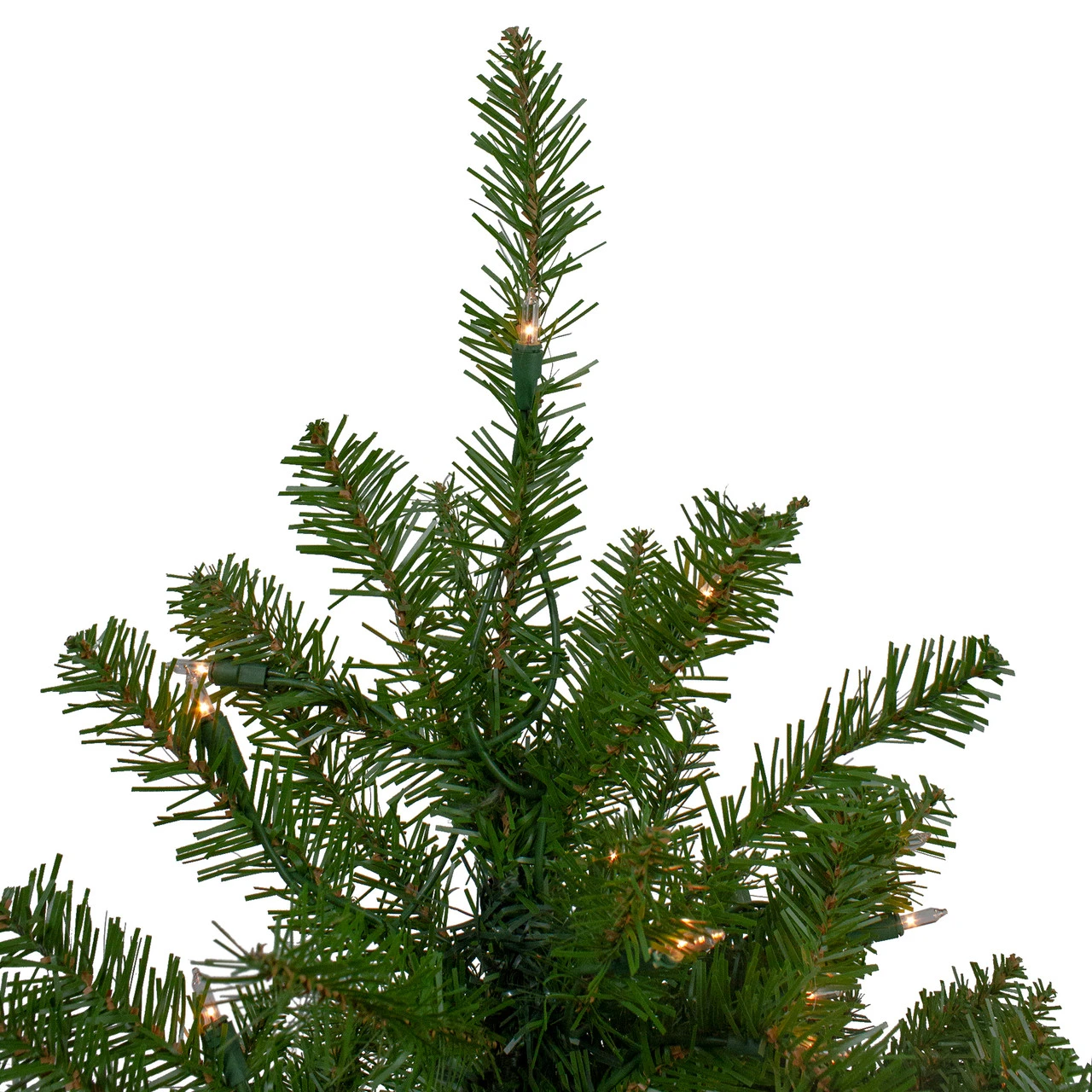 7.5' Pre-Lit Full Northern Pine Artificial Christmas Tree, Clear Lights - Image 3
