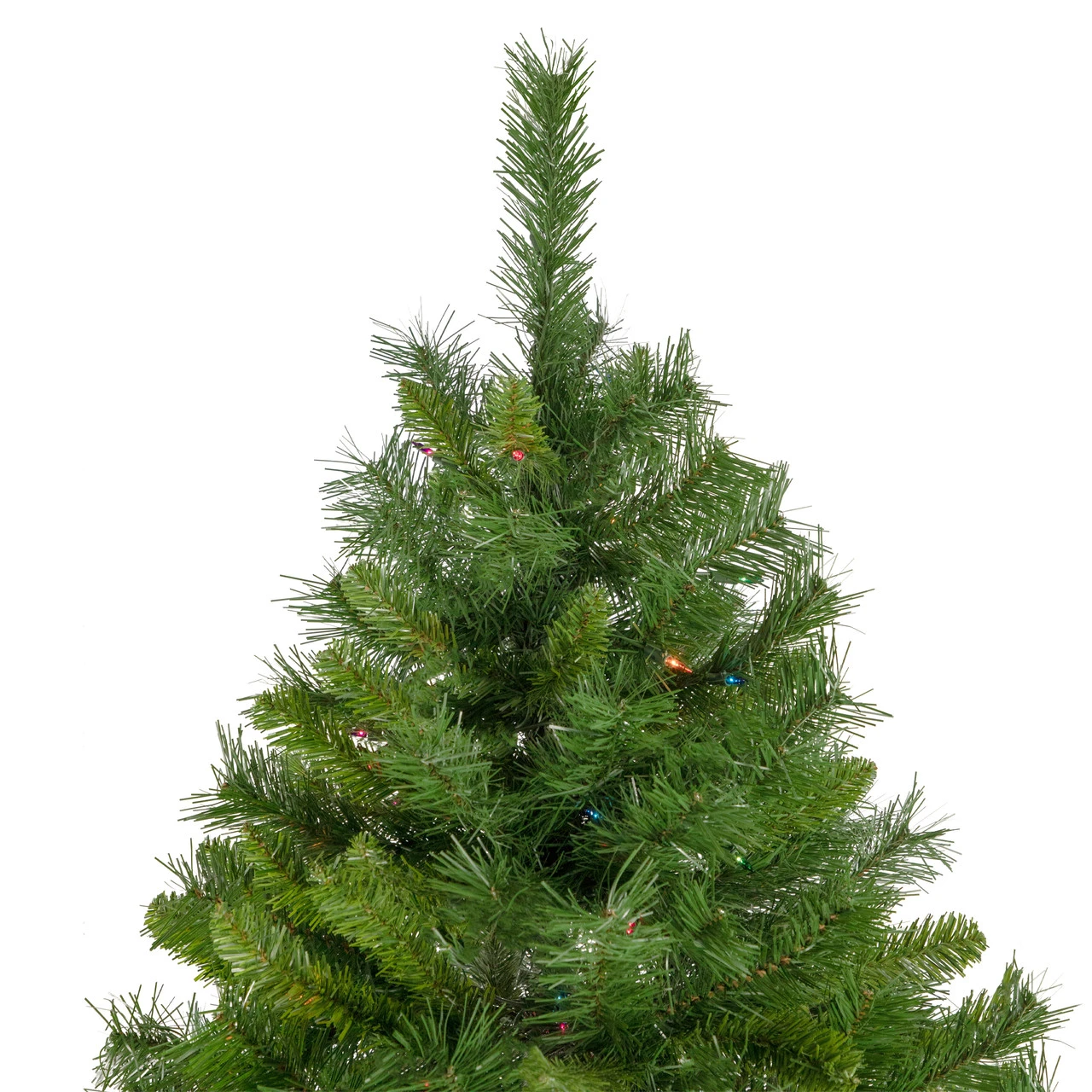 7.5' Pre-Lit Chatham Pine Artificial Christmas Tree, Multi-Color Lights - Image 4