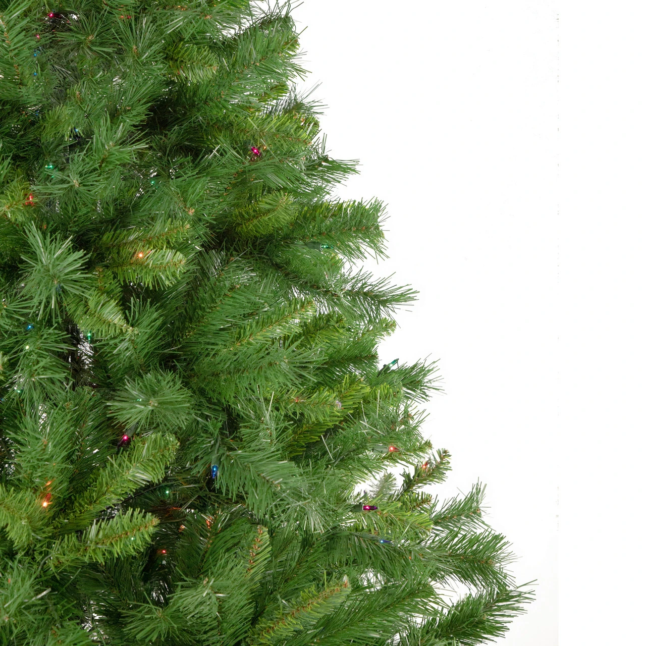 7.5' Pre-Lit Chatham Pine Artificial Christmas Tree, Multi-Color Lights - Image 3
