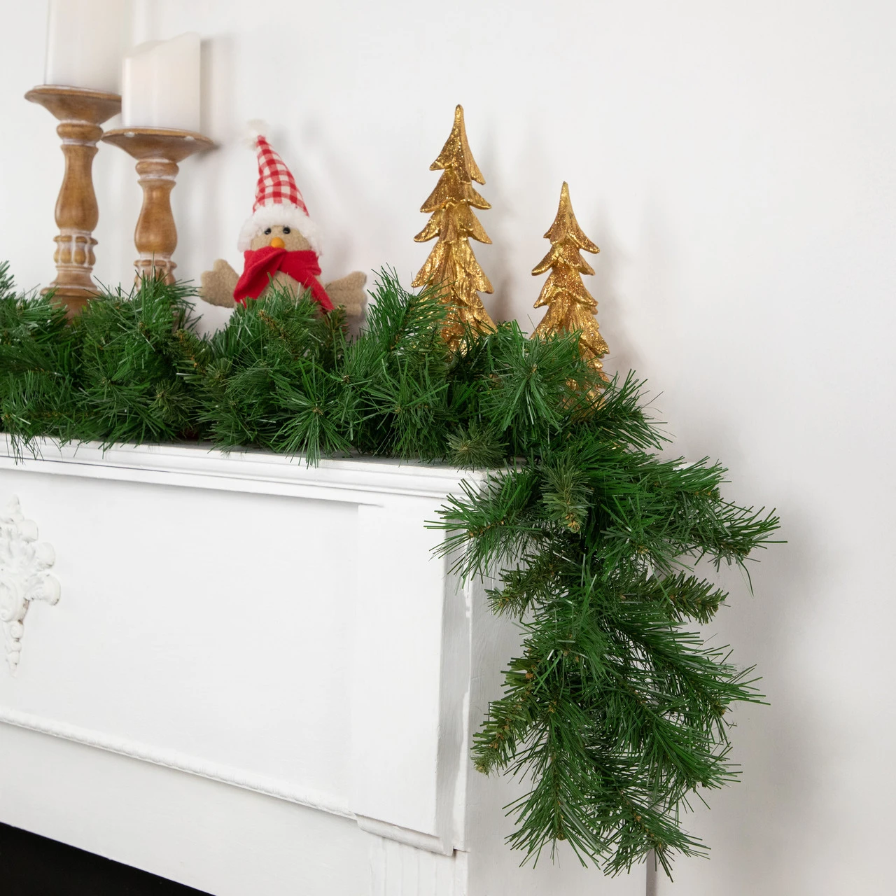 9' X 10" Chatham Pine Artificial Christmas Garland, Unlit - Image 3