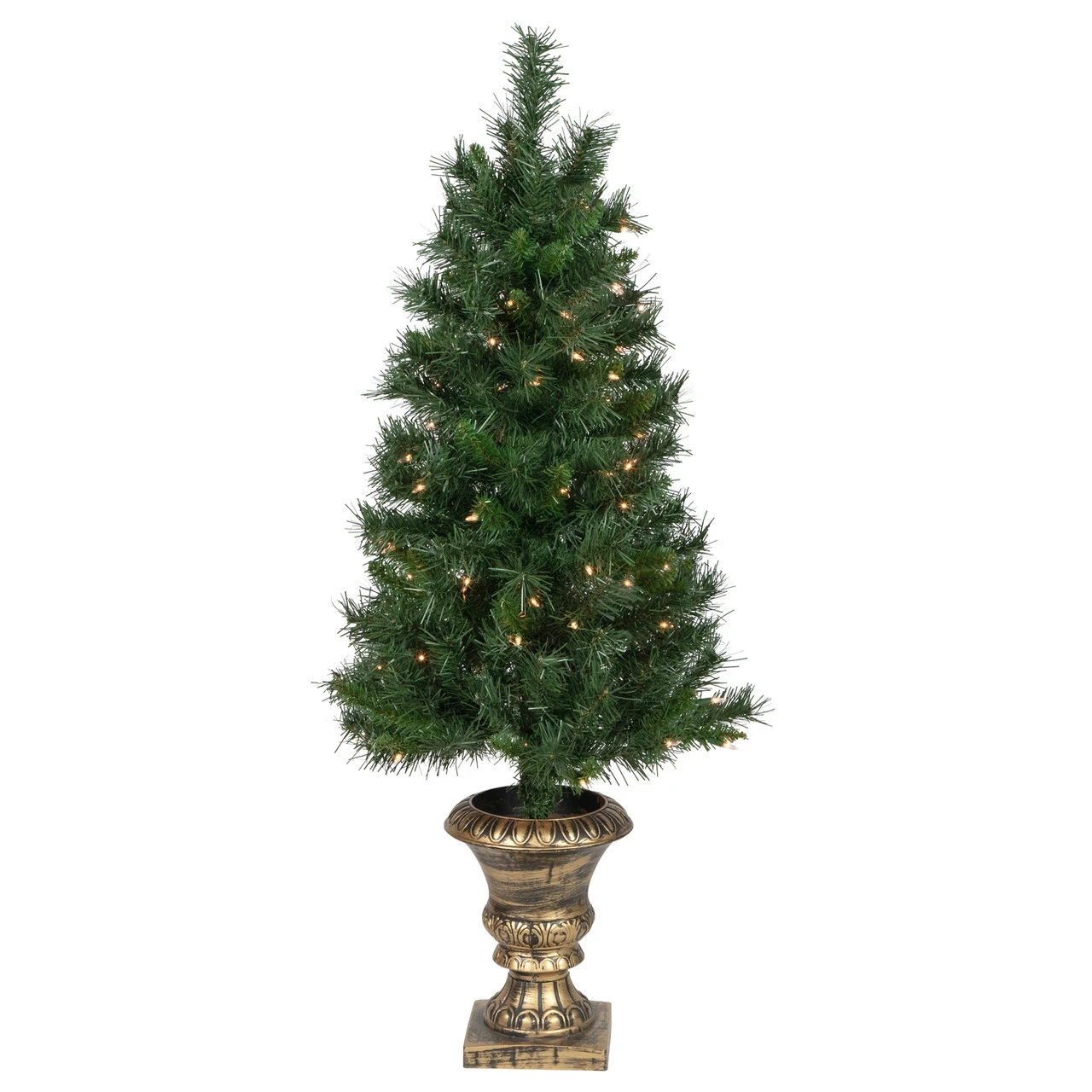 5-Piece Pre-Lit Norwich Pine Artificial Christmas Entryway Set - Image 2