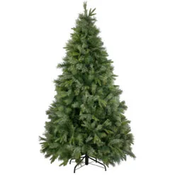 7.5' Green Medium Ashcroft Cashmere Pine Artificial Christmas Tree - Unlit