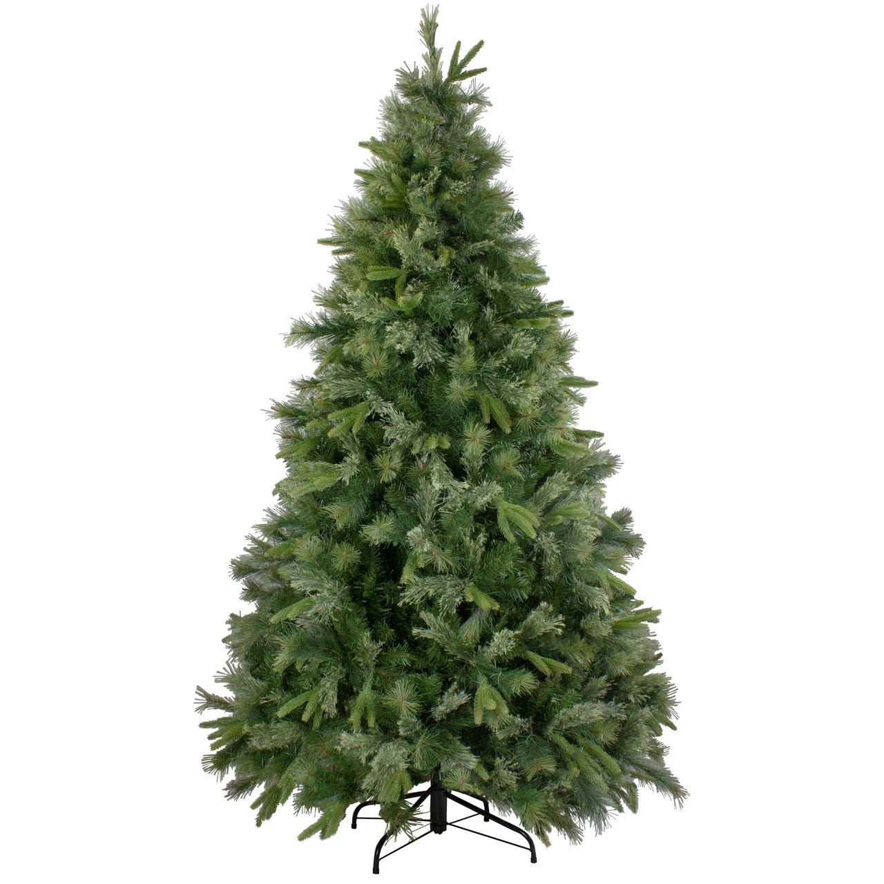 7.5' Green Medium Ashcroft Cashmere Pine Artificial Christmas Tree - Unlit