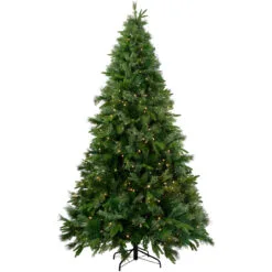 6.5' Pre-Lit Full Ashcroft Cashmere Pine Artificial Christmas Tree - Warm Clear LED Lights