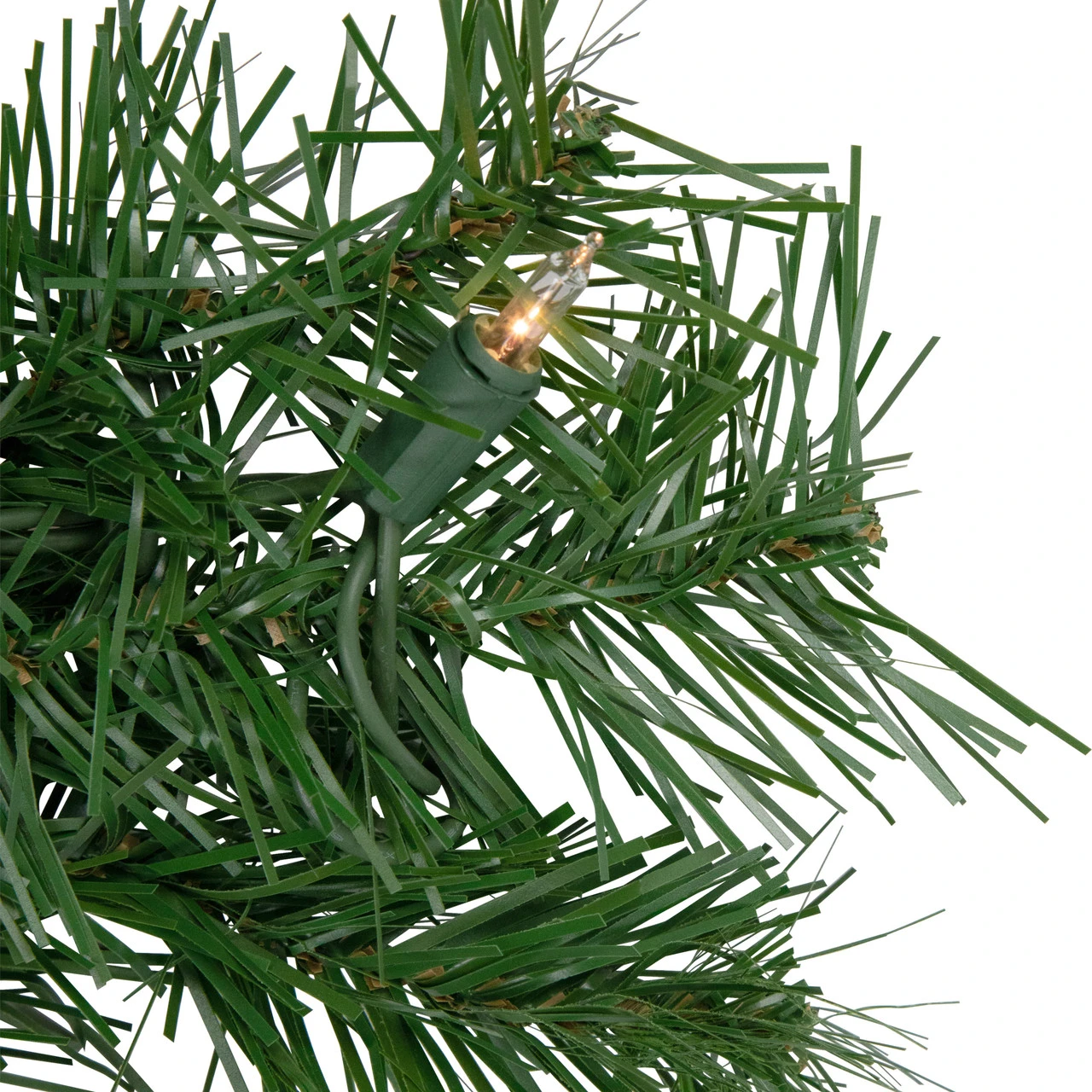 9' X 12" Pre-Lit Dakota Red Pine Artificial Christmas Garland - Clear Dura Lights - Image 2