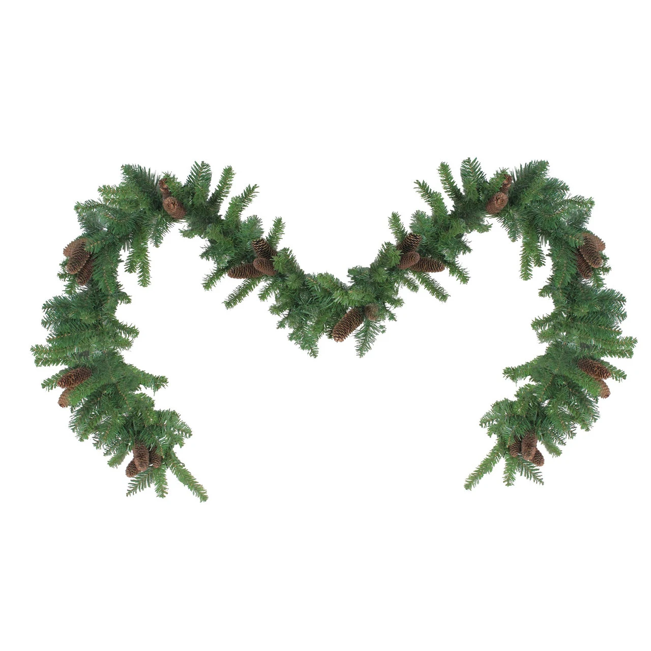 9' X 14" Dakota Red Pine Artificial Christmas Garland - Unlit - Image 3