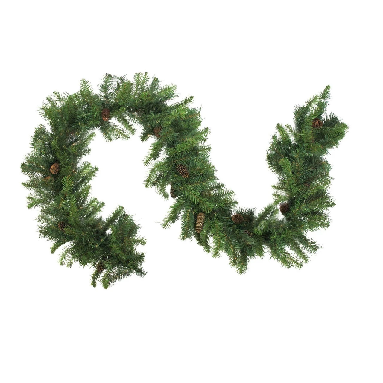 9' X 16" Dakota Red Pine Cones Artificial Christmas Garland, Unlit - Image 2