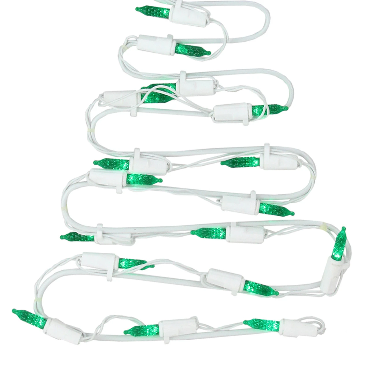 12.5" LED Lighted White Battery Operated Christmas Tree Window Silhouette Decoration - Image 3