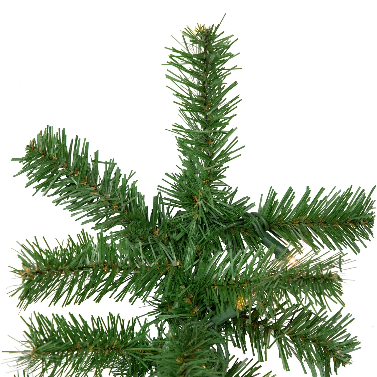 9' X 10" Pre-Lit Dorchester Pine Artificial Christmas Garland, Clear Lights - Image 3