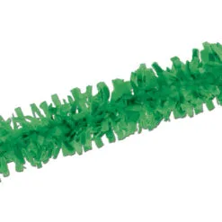 Club Pack Of 24 Bright Green Festive Tissue Festooning Decorations 25'