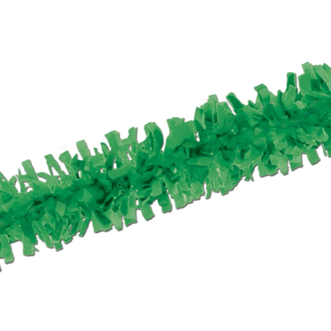 Club Pack Of 24 Bright Green Festive Tissue Festooning Decorations 25'