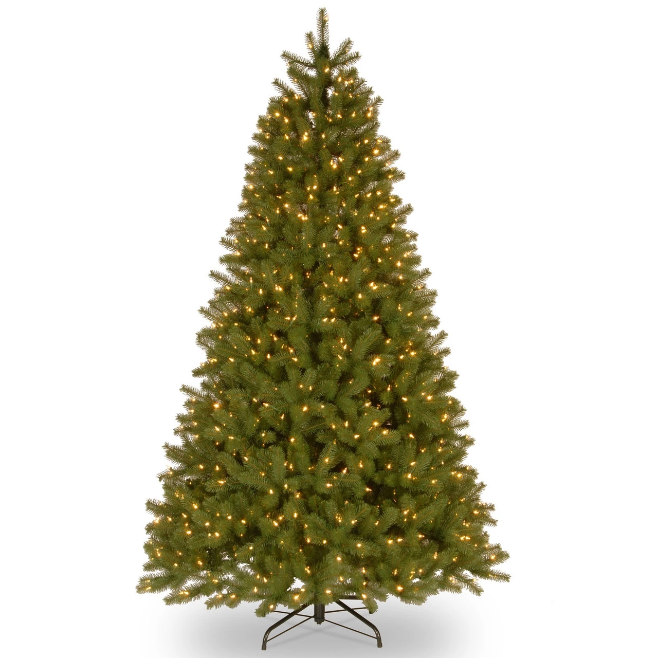 9’ Pre-Lit Bayberry Spruce Christmas Tree – Dual Color LED Lights