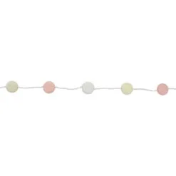 9' Pink And White Candy Novelty Christmas Garland - Unlit
