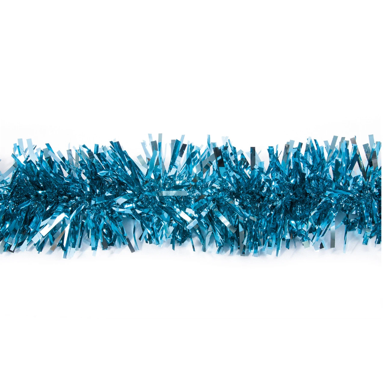 25' Turquoise Blue Metallic Twist Novelty Christmas Garland