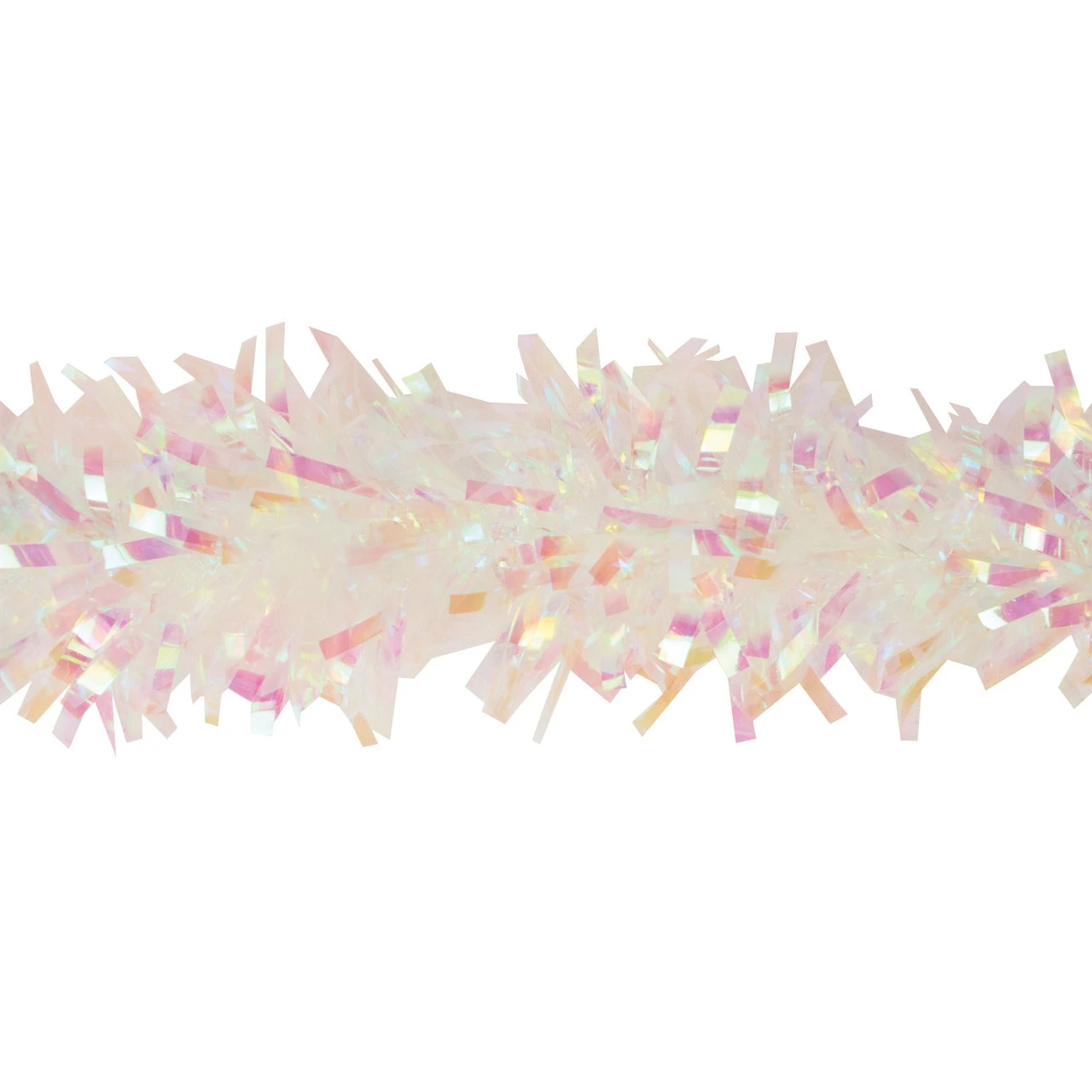 25' X 4" Iridescent Tinsel Christmas Garland - Unlit