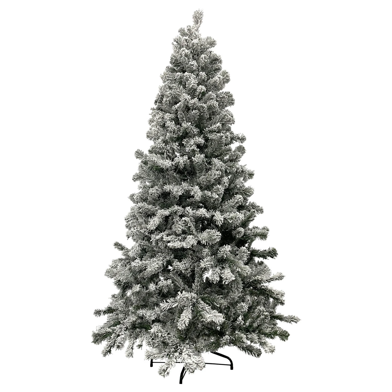 6.5' Heavily Flocked Madison Pine Artificial Christmas Tree, Unlit