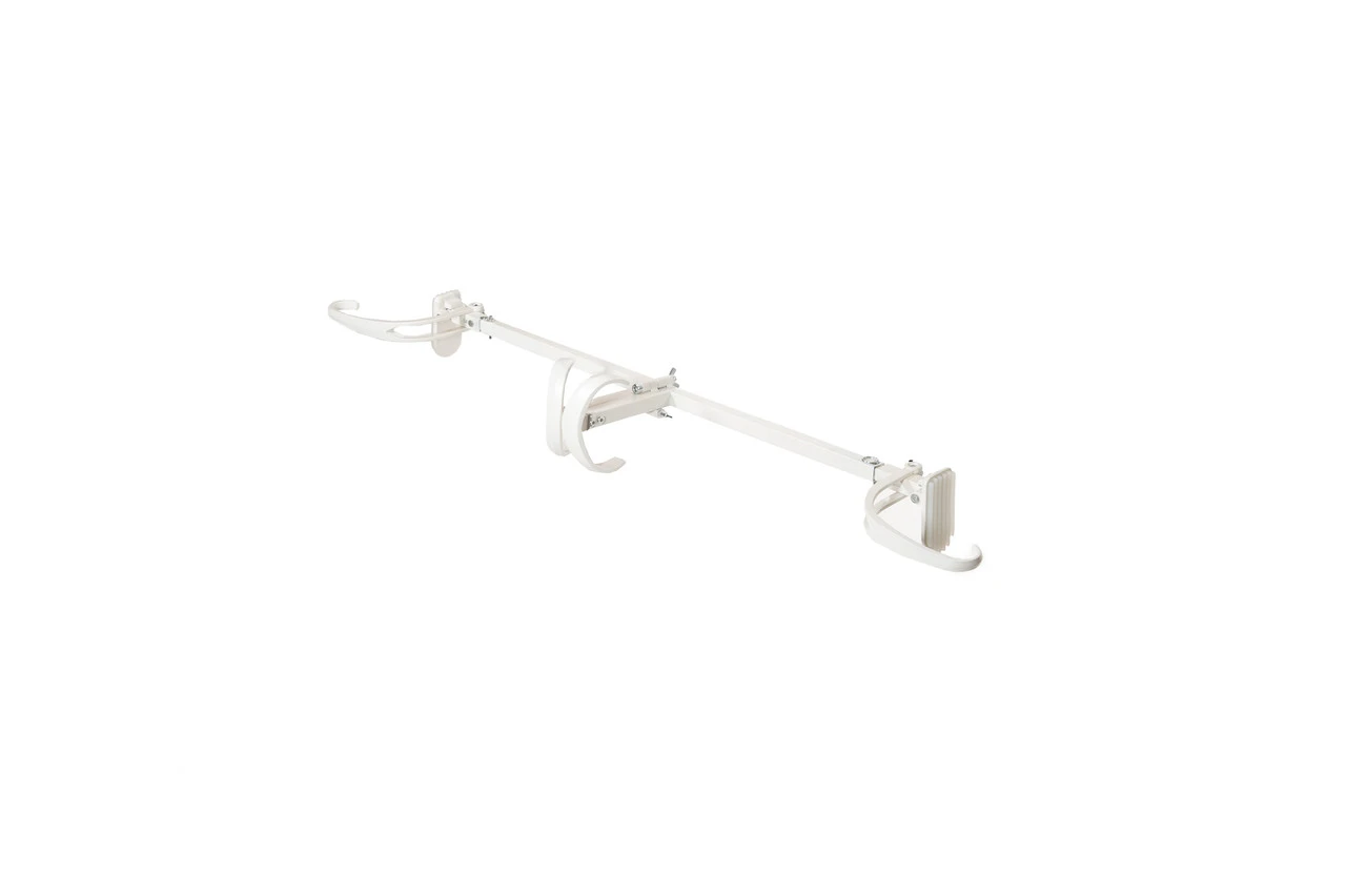 33" Cream White Adjustable Christmas Garland Hanger For Double Door Frames - Image 2