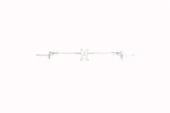 33" Cream White Adjustable Christmas Garland Hanger For Double Door Frames