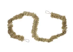 7.75' X 4" Gold Natural Jute Bow Artificial Christmas Garland - Unlit