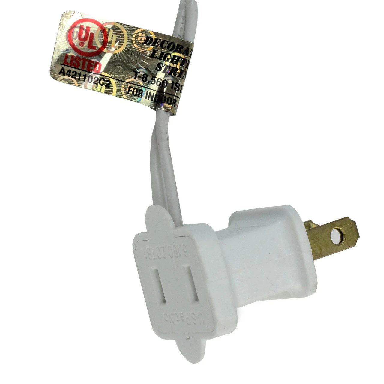 13" Red And White Lighted Holographic Santa Claus Christmas Window Silhouette Decoration - Image 3